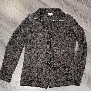 EUC Cocogio Italy Wool Blend Sweater Blazer Jacket